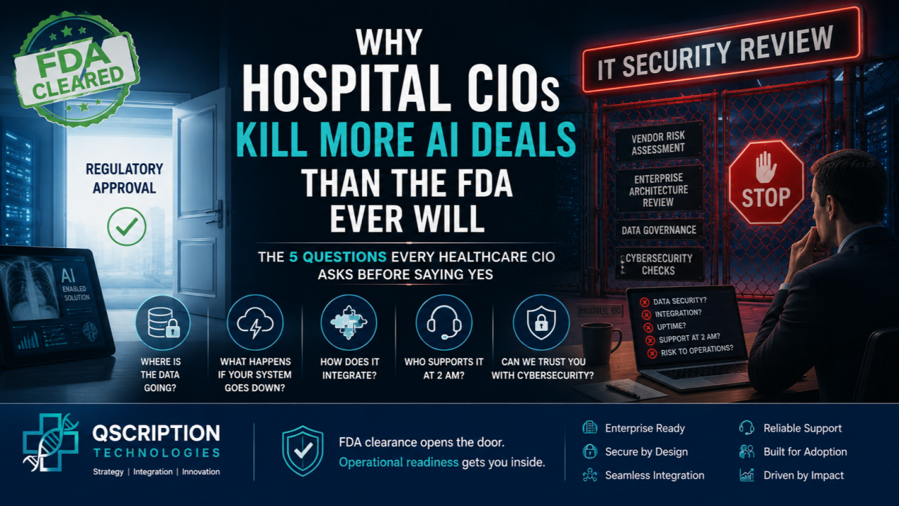 Why Hospital CIOs Kill More AI Deals Than the FDA Ever Will