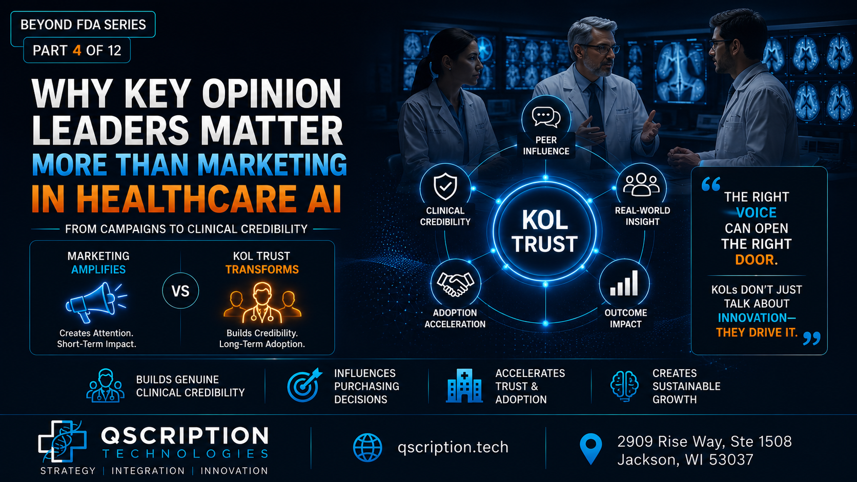 Beyond FDA Series (Part 4): Why Key Opinion Leaders Matter More Than Marketing In Healthcare AI